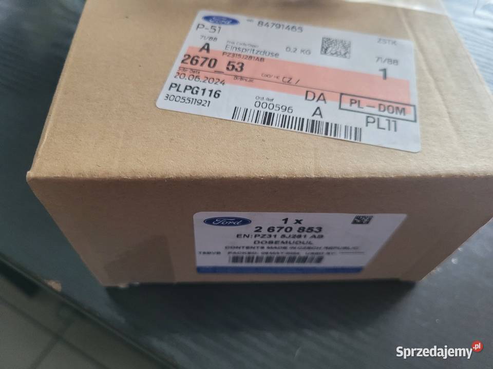 WTRYSK FORD TRANSIT 2670853 PZ315J281AB Radom