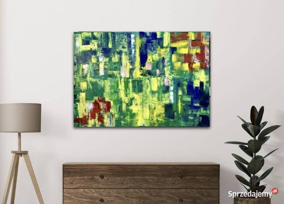 Zryw wiosny zielona abstrakcja Duszniki-Zdrój