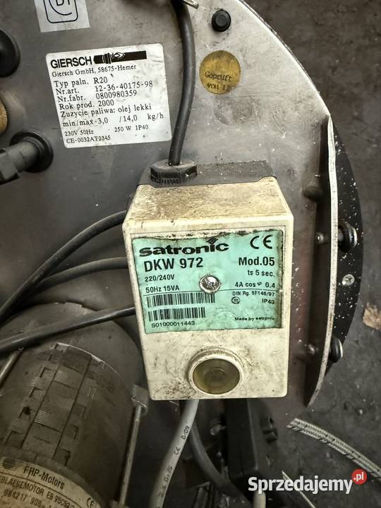 Palnik do pieca GIERSCH R20 Warszawa