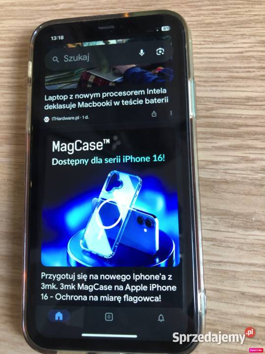 Używany iPhone 11 128 GB nowy ekran i plecki Sulejówek