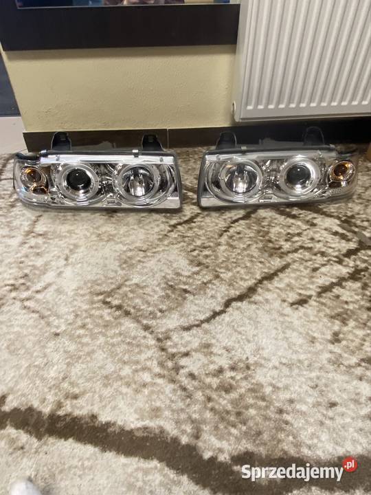 Nowe Lampy Przednie BMW E36 Angel Eyes osobowe Części samochodowe Lwówek Śląski