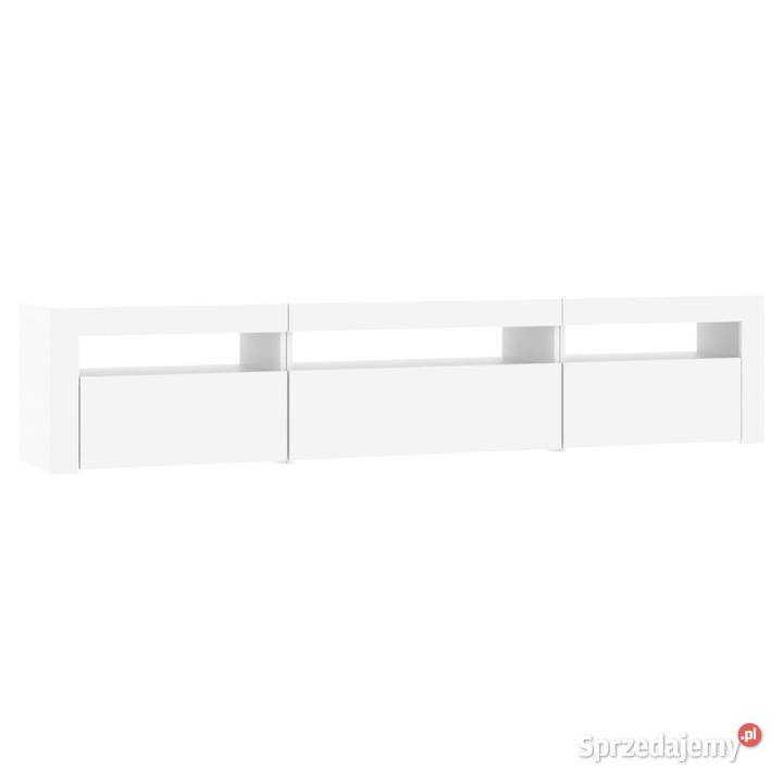 Szafka pod TV z oświetleniem LED biała 195x35x40 mazowieckie Warszawa sprzedam