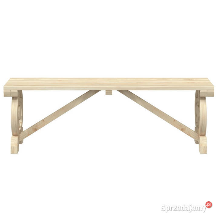 Ławki ogrodowe 2 lite drewno jodłowe WM3207135 Warszawa