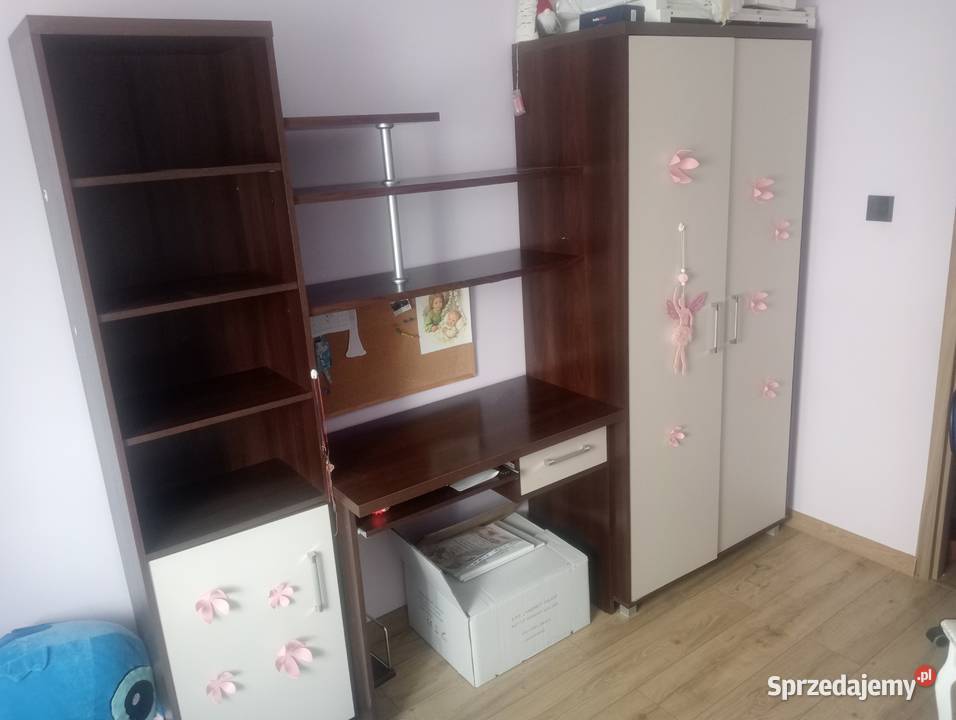 Meble młodzieżowe szafa biurko łódzkie
