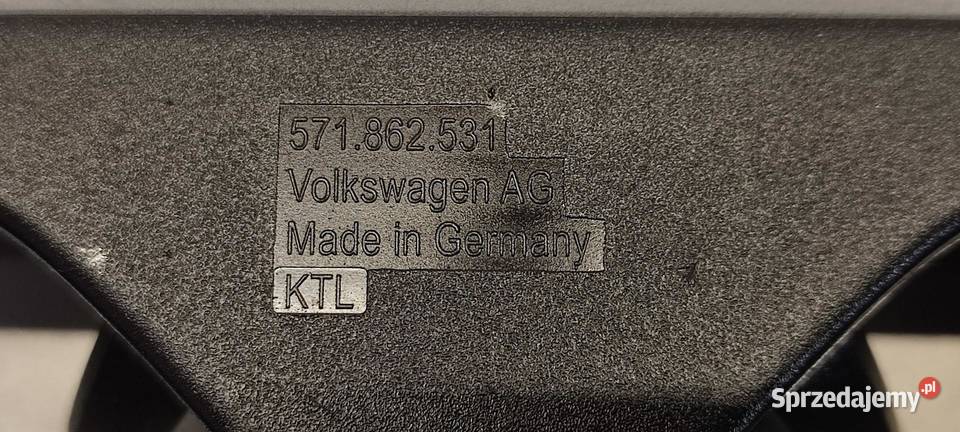 VW TAYRON UCHWYT NA KUBKI 571862531 osobowe Uchwyty fabryczne