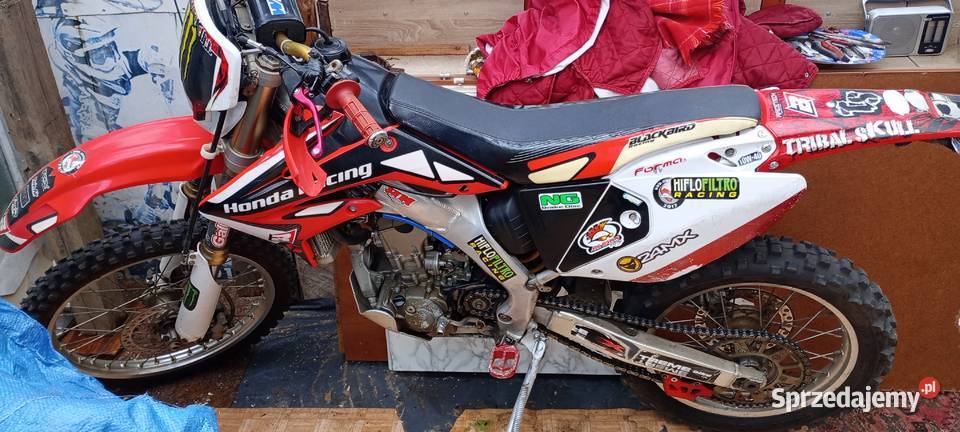 Honda CRF250 cros super bike zarejestrowany w Polsce Człuchów