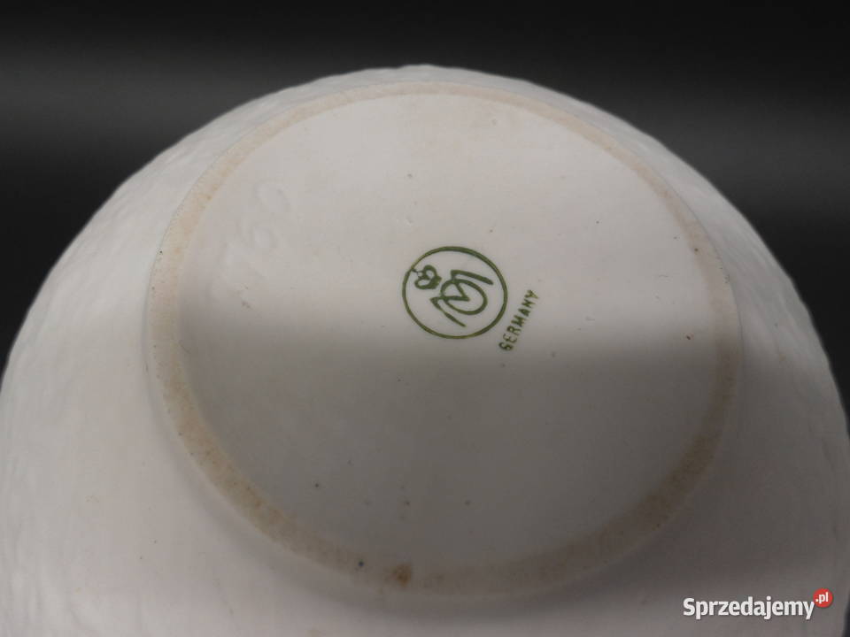 Unikatowy Wazon OpArt z Porcelany Biskwitowej