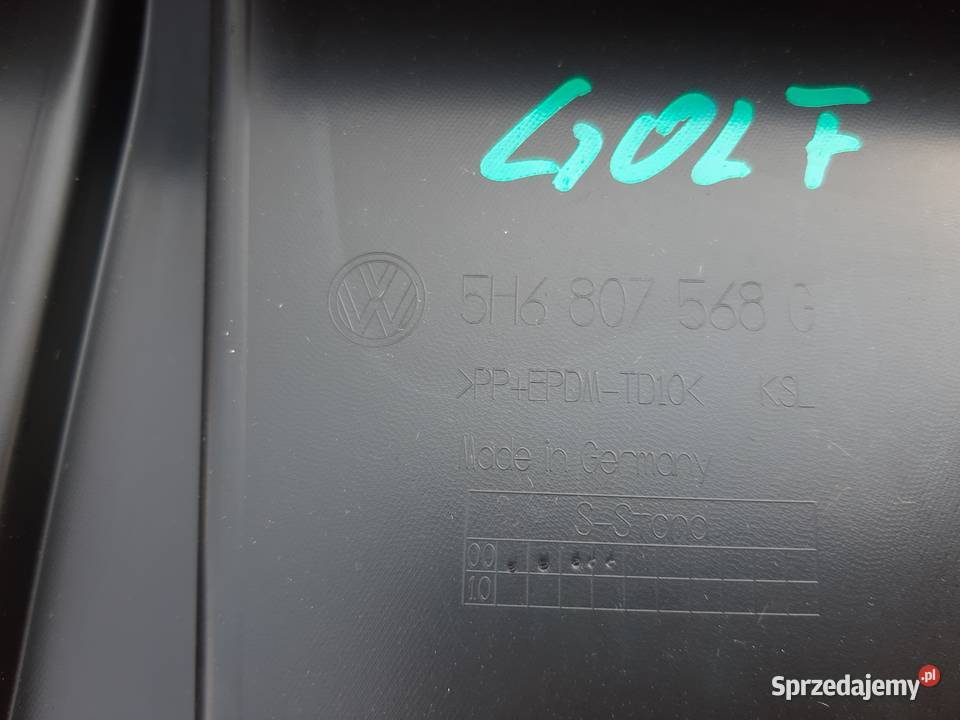 VW GOLF VIII DOKŁADKA ZDERZAKA DYFUZOR