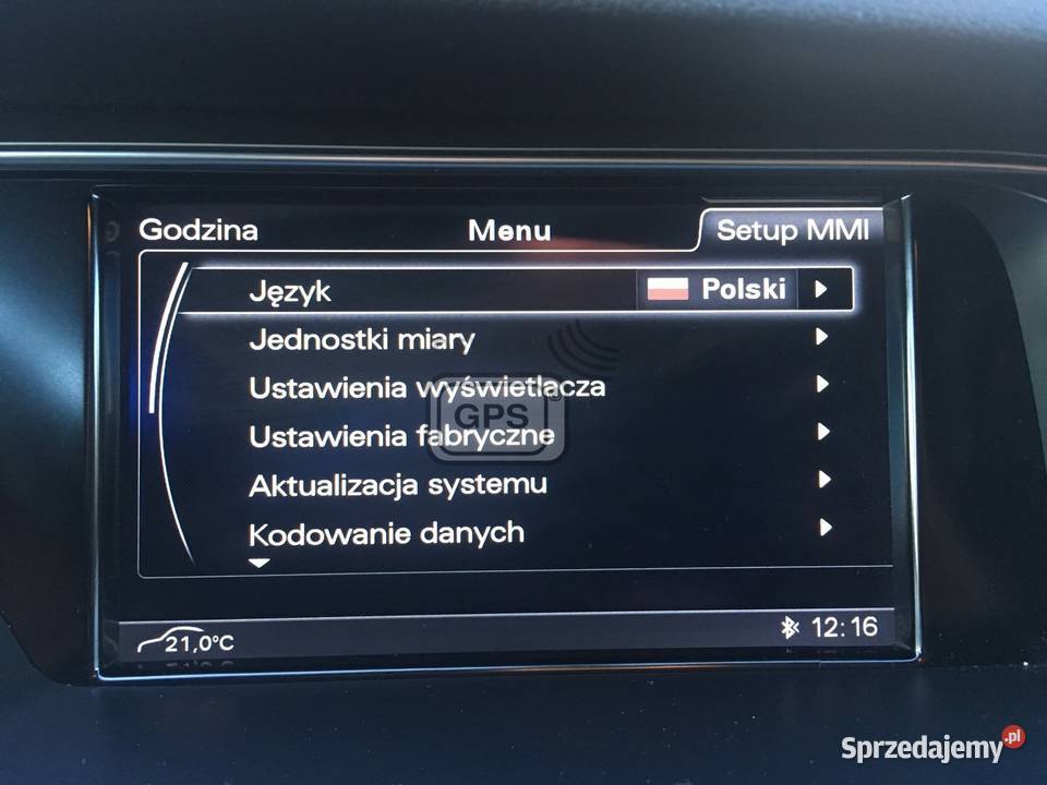 Polskie Menu Lektor Audi USEU MMI 3G A4 A5 A6 A7