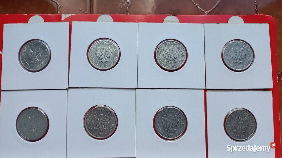50 groszy PRL wszystkie roczniki aluminiowe małopolskie Trzebinia
