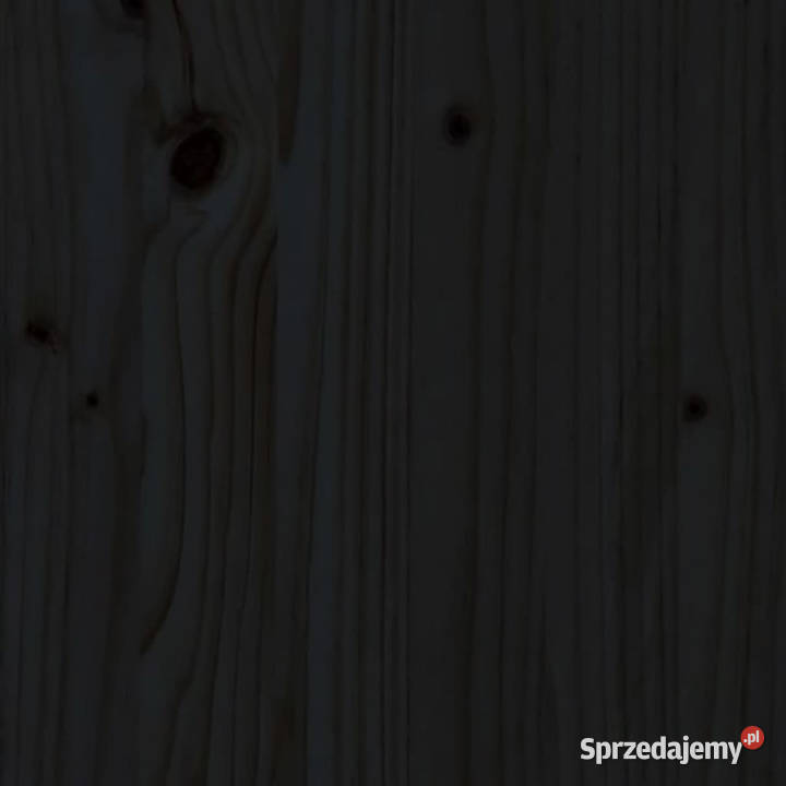 Wezgłowie łóżka czarne 1255x4x100 lite drewno sprzedam