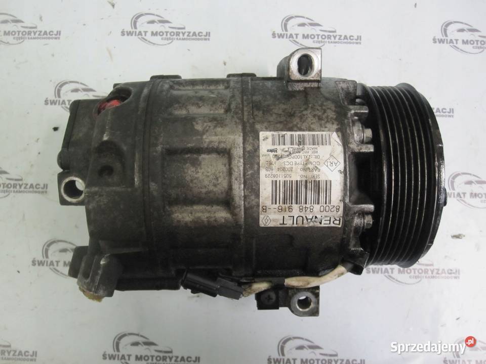 VIVARO TRAFIC 16 DCI R9M450 EURO 6 sprężarka Kielce