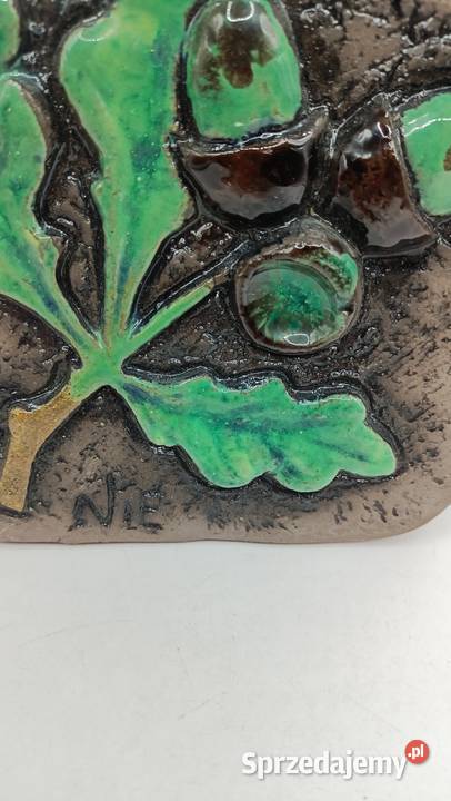 Ceramiczna płytka ścienna dąb żołędzie Ninnie Zamość