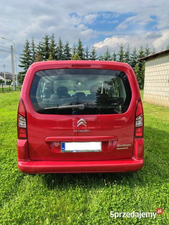 Citroen Berlingo Multispace 16 HDI 2014 r Rok produkcji 2014 Rzeszów