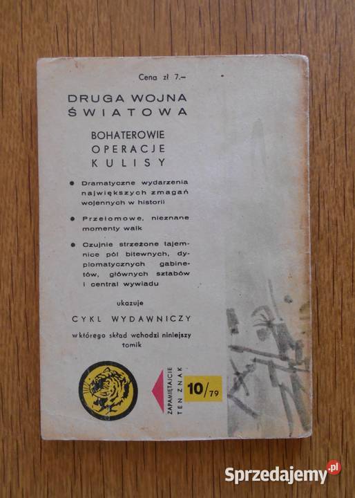 Żółty Tygrys Wykonać rozkaz 08 1079 sprzedam