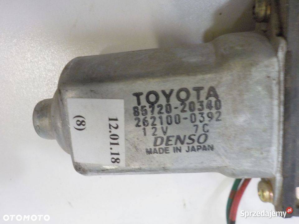 MECHANIZM PODNOSZENIA SZYB LP TOYOTA CELICA VII Nowy Tomyśl