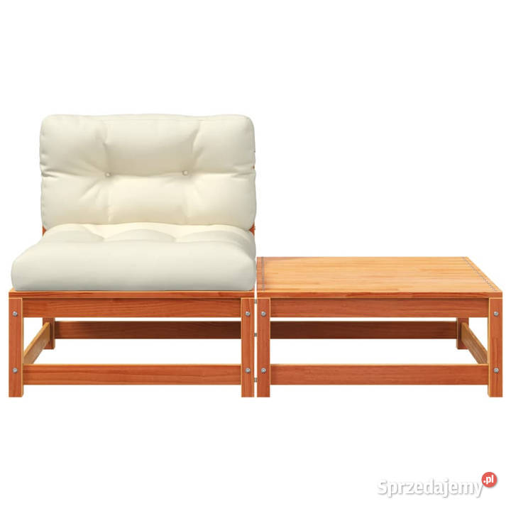Ogrodowa sofa bez podłokietników z poduszkami i mazowieckie Warszawa sprzedam