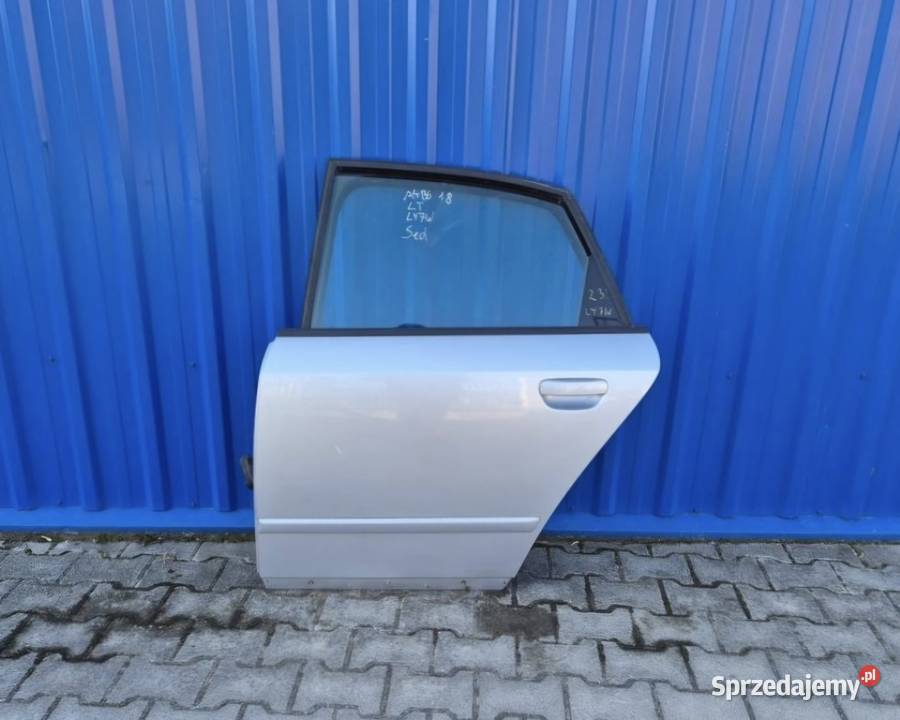 23 DRZWI TYŁ LEWY TYLNE LEWE AUDI A4 B6 SEDAN Działoszyce