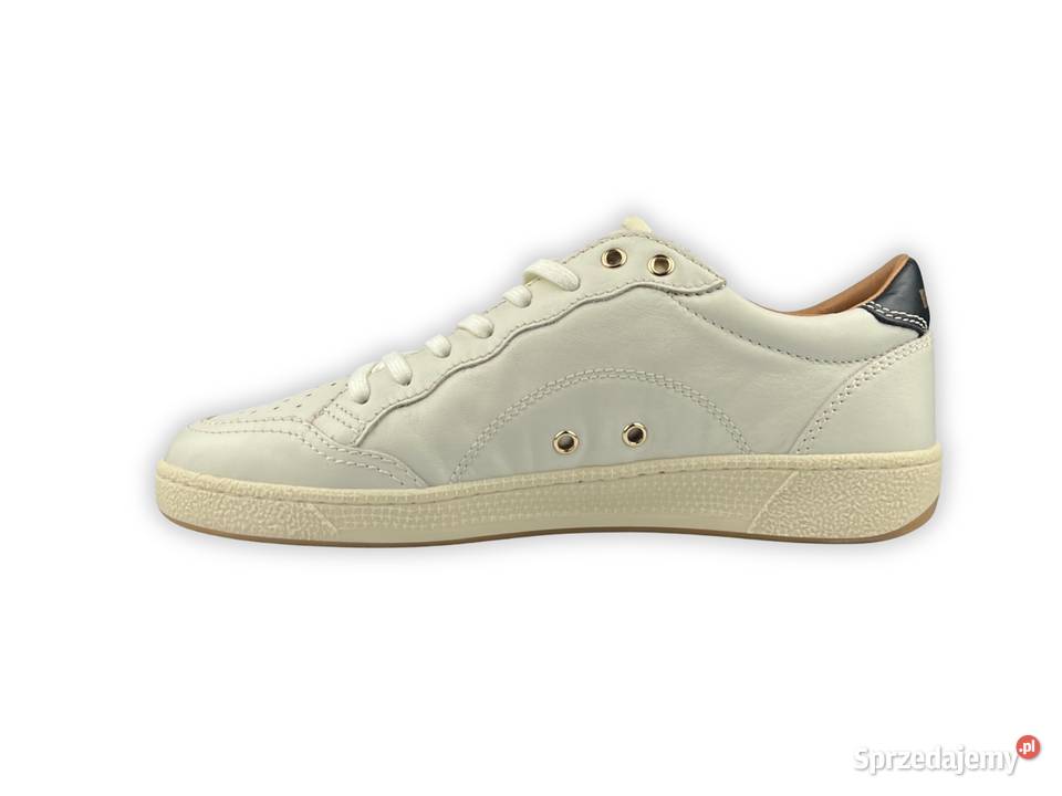 Nowe Buty Blauer USA Olympia 20 Białe Skórzane Obuwie sportowe Cmolas