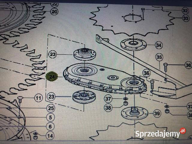 Claas 0009915760 przekładnia opróźniacza Jastrzębniki
