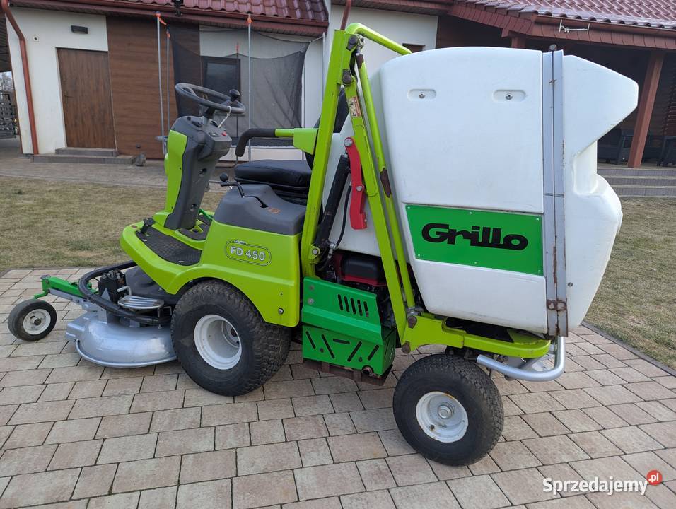 Traktorek kosiarka Grillo FD450 górny wysyp Międzybórz