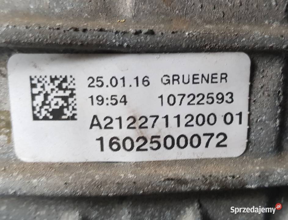 Skrzynia Biegów AUTOMAT 20 CGI Hybrid MERCEDES C osobowe