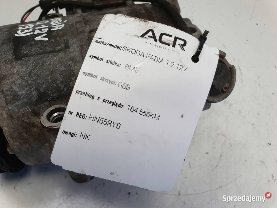 SPRĘŻARKA KLIMATYZACJI Skoda Fabia I 12 12V osobowe Rudka