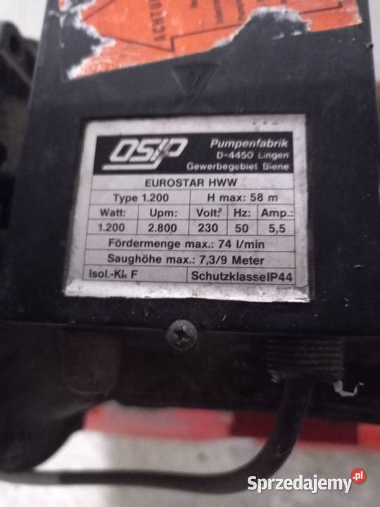 Hydrofor sprawny 220V Gorzyce