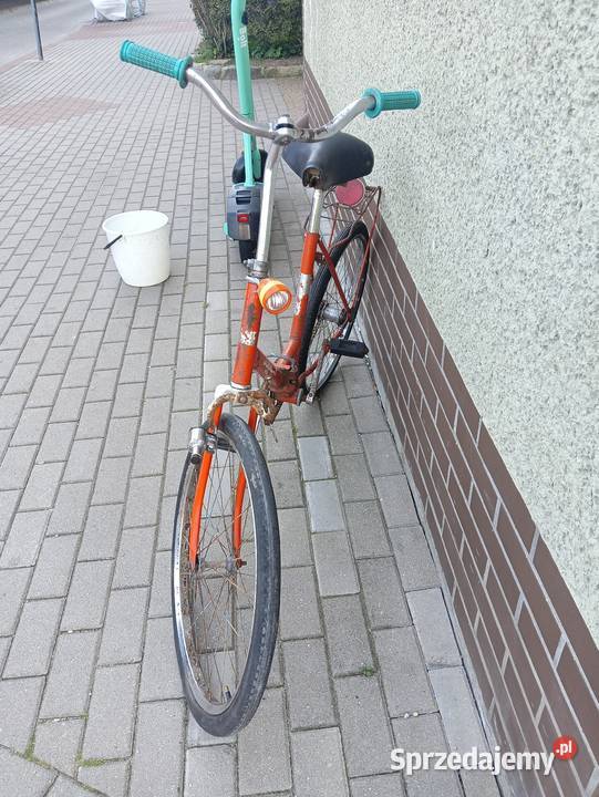 Rower składak Romet jubilat PRL zabytek stary Gdańsk