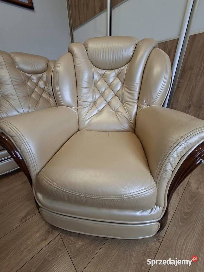 Komplet mebli skórzanych Rudziczka