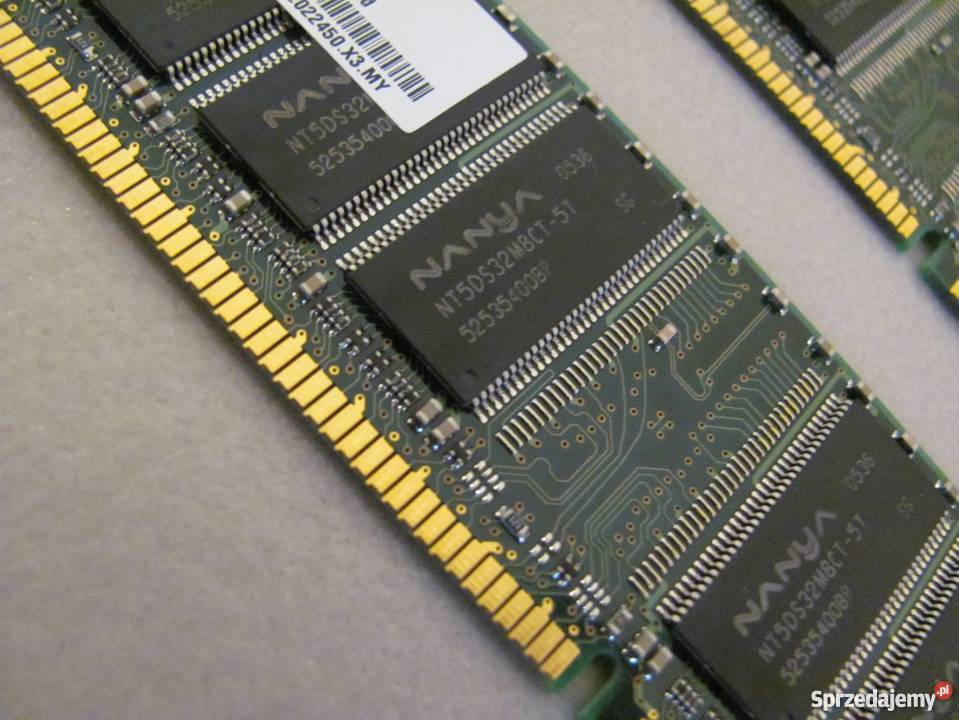 Pamięć Oznaczona Symbolem Pc3200 Nie Może Współpracować Z Magistralą Kości pamięci RAM DDR 256MB - 400MHz, CL. 3 400MHz. NANYA NT Zamość