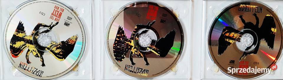 Potrójny Album 3 CD Led Zeppelin How The West pomorskie Gdańsk