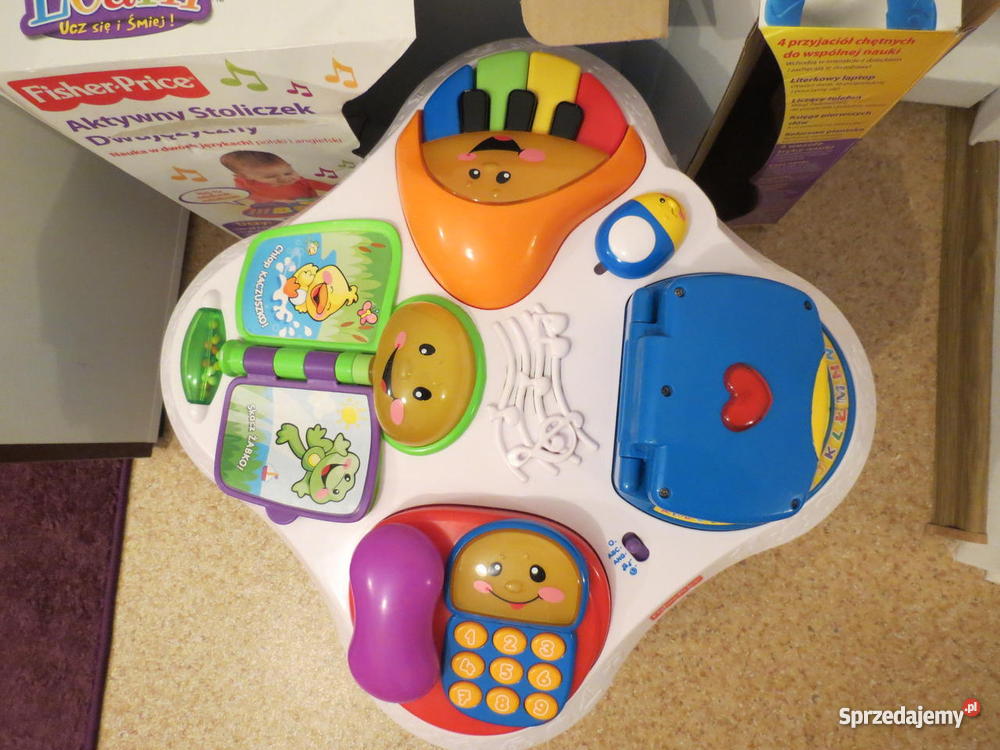 FISHER Interaktywny Stoliczek Dwujęzyczny ANG Warszawa