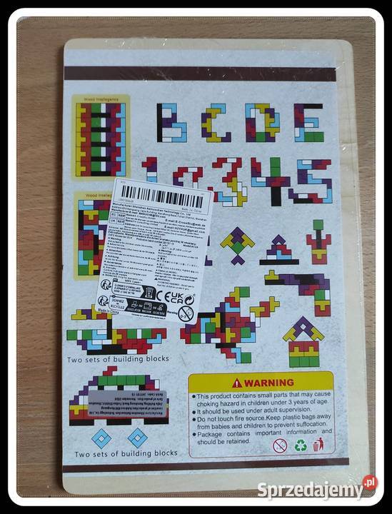drewniana zabawka edukacyjna drewniana tangram