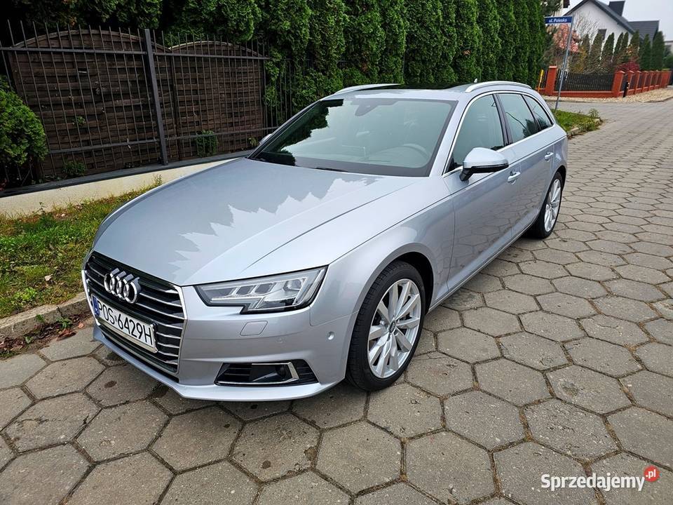 Audi A4 B9 Avant 3.0 TDI V6 218 KM QUATTRO 2017 r. Zarej. PL Stan BDB !!