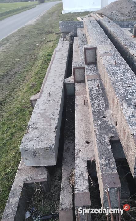 Słupy stopy betonowe pod suwnice pomostową Wągrowiec sprzedam