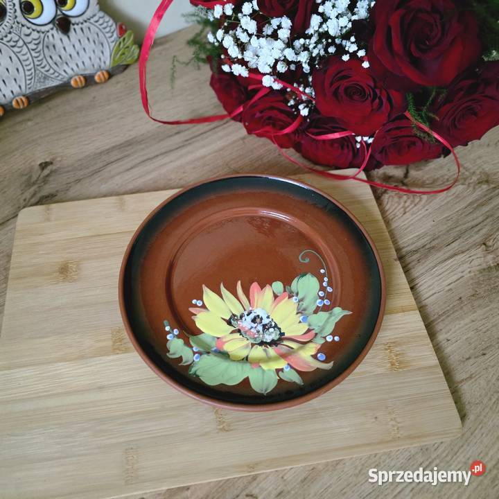 Zestaw talerzy ceramicznych ręcznie malowanych Bydgoszcz