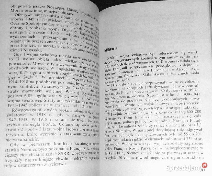 I i II wojna światowa Analogie i różnice Czesław Chełm