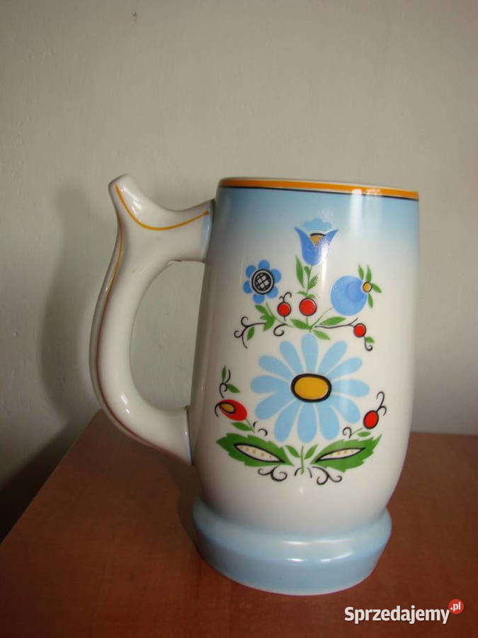 Lubiana wzór kaszubski kufel PRL