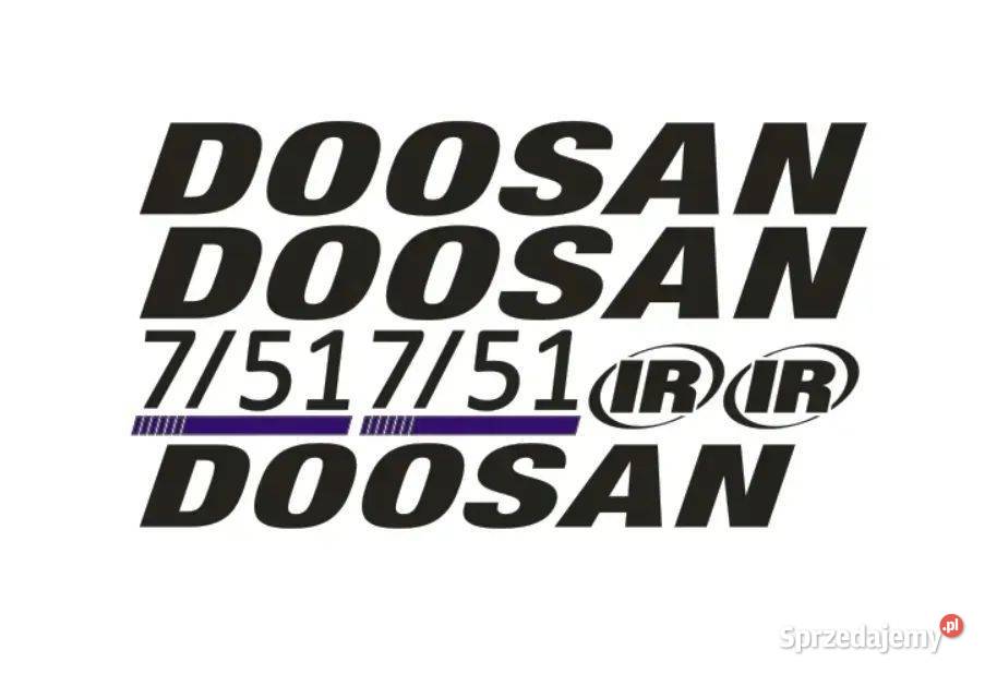 Naklejki oklejenie DOOSAN 751 Zamiennik Karoseria Janików