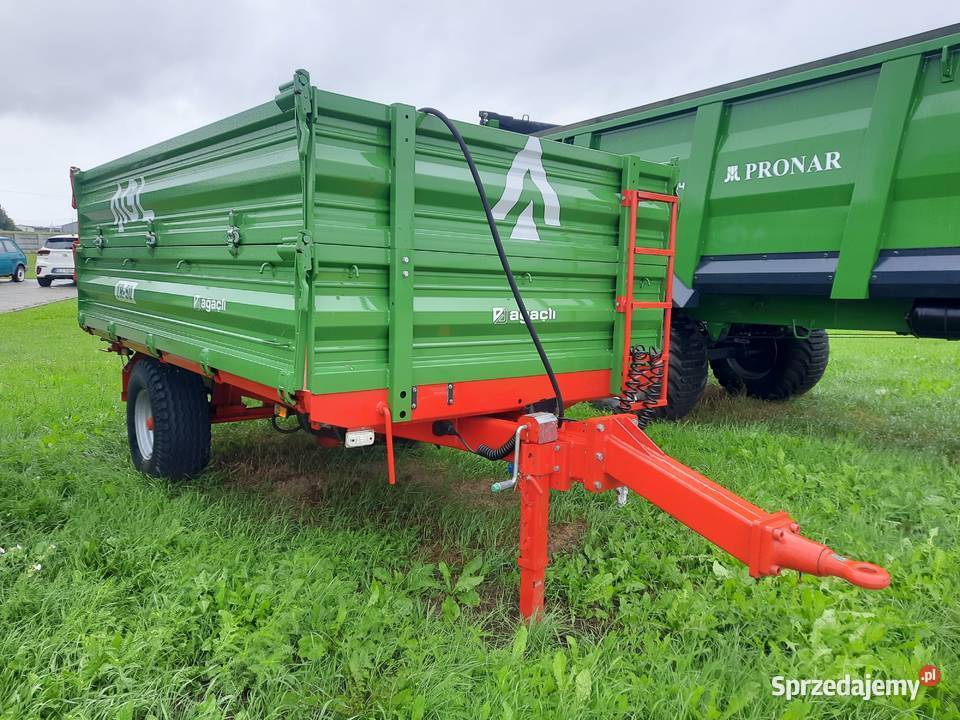 Przyczepa rolnicza jednoosiowa AGL 5 ton z Osiek Wielki
