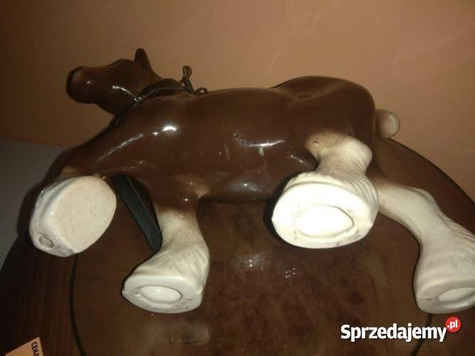 Figurka Koń porcelanowy pociągowy Gdańsk