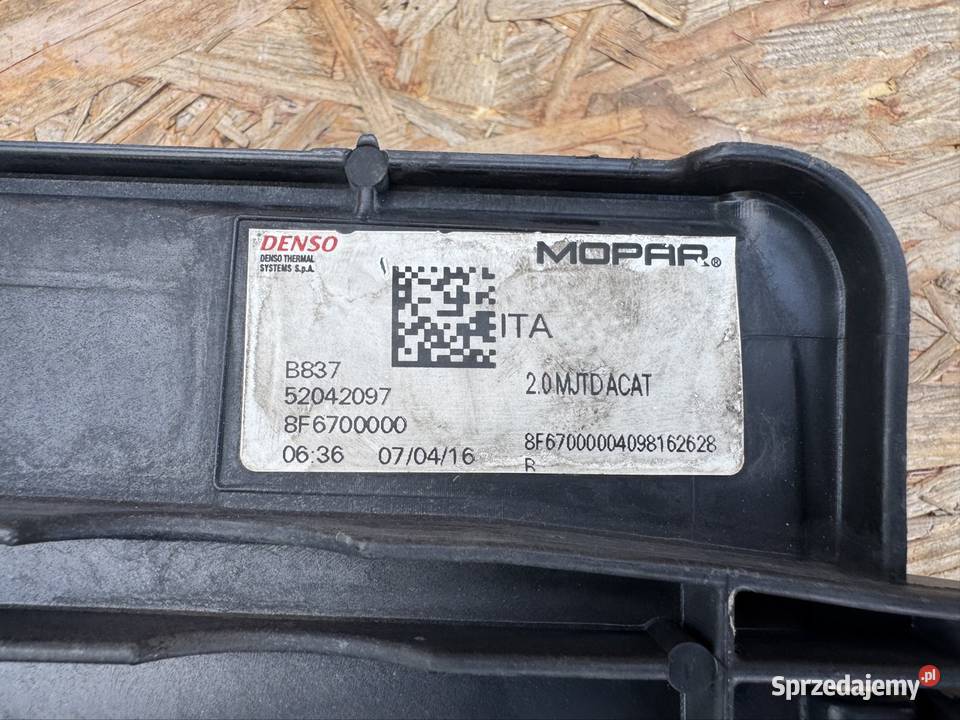 Obudowa osłona chłodnicy wentylatora jeep Wentylatory chłodnicy Międzychód