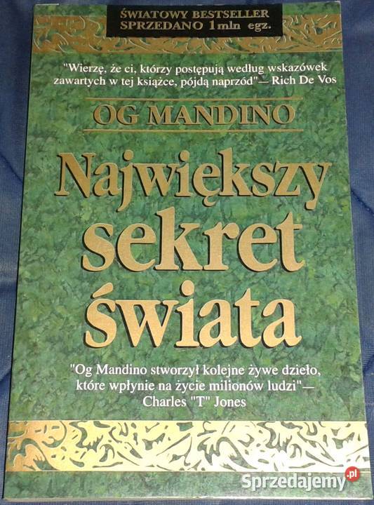 Największy sekret świata Og Mandino miękka z obwolutą Chełm sprzedam