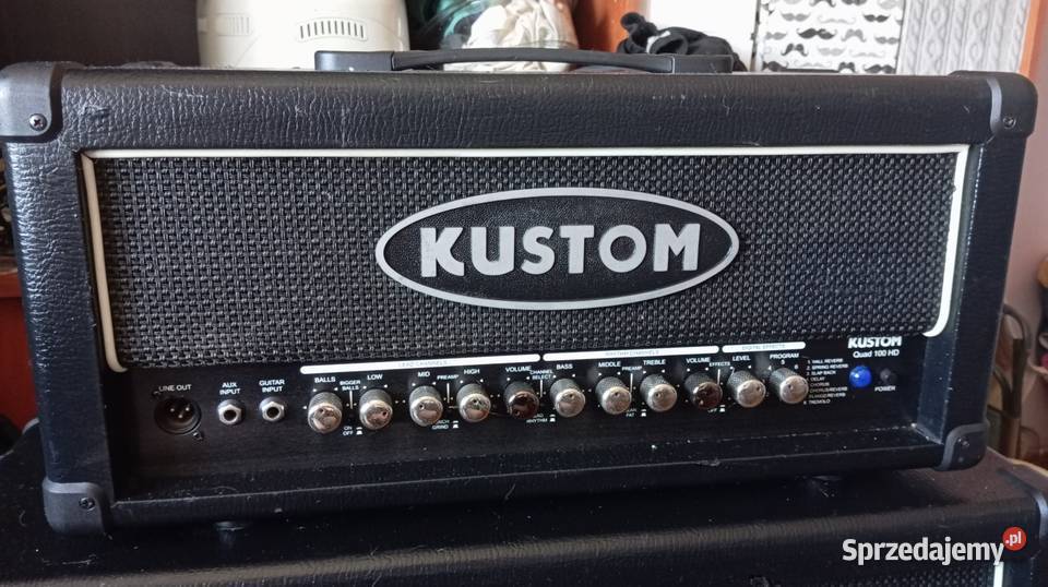 Wzmacniacz gitarowy Kustom Quad 100 HD kolumna mikserym nagłośnienie Chorzów