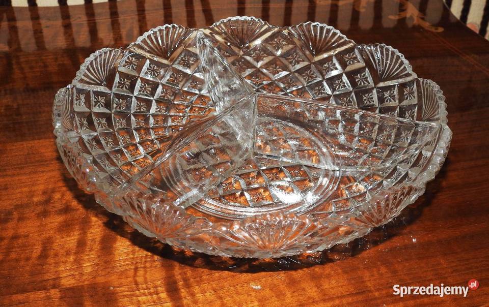 Salaterka szklana w stylu PRL 24 Przemyśl