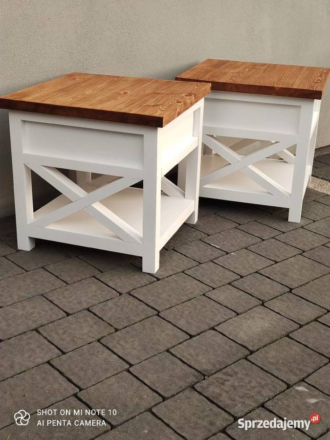 Stoliki nocne prowansalskie łódzkie Łobudzice