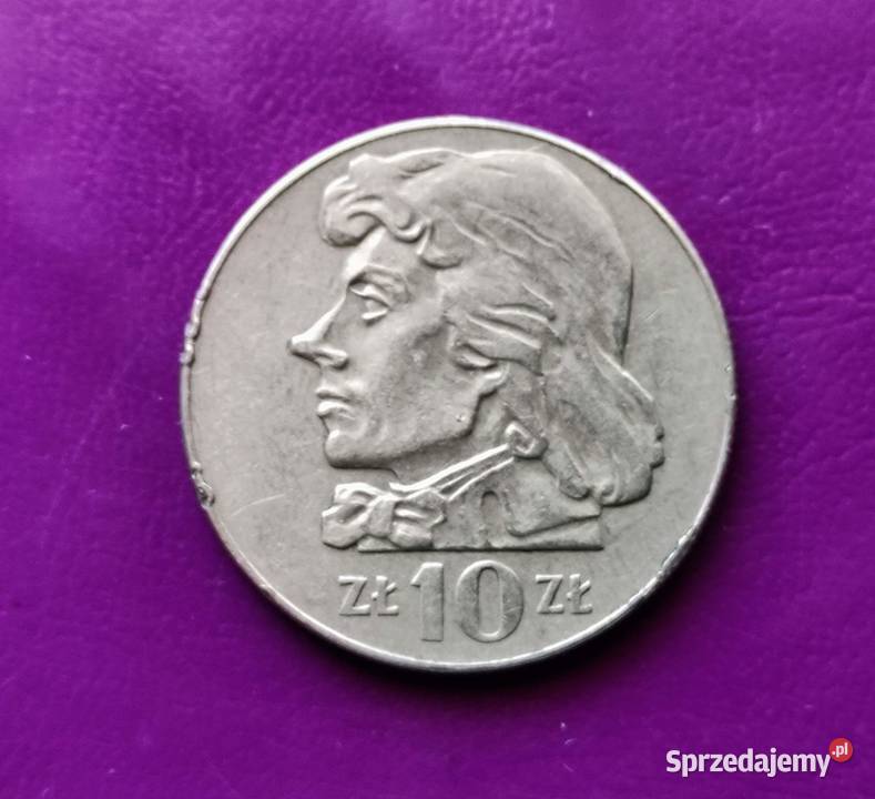 Moneta PRLu 10 ZŁOTYCH 1970 KOŚCIUSZKO Ładna 2 Pruszków