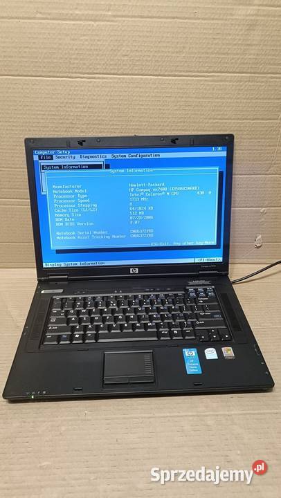 Laptop HPCompaq nx 740