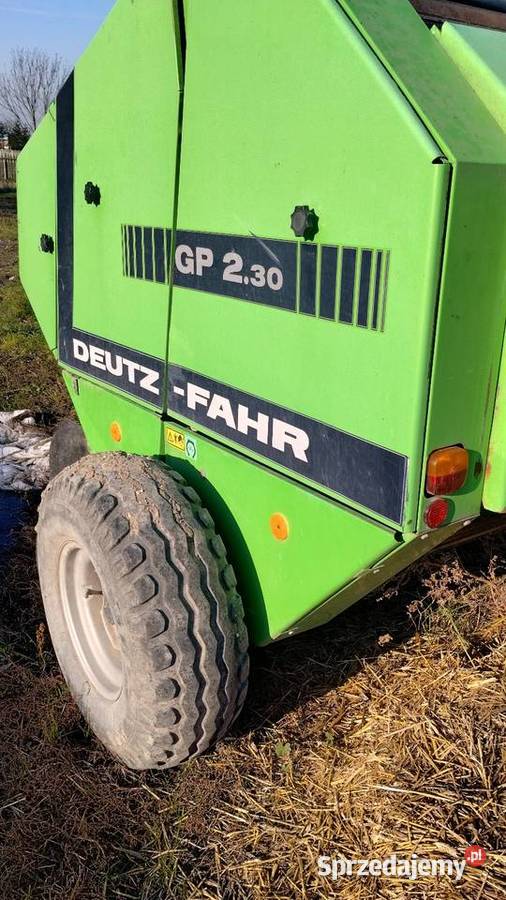 Prasa rolującą deutz fahr GP 230